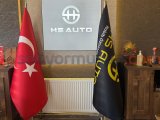 MAKAM BAYRAĞI TÜRK BAYRAKLI MAKAM BAYRAĞI REKLAMLI BAYRAK