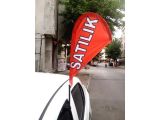SATILIK OTO REKLAM BAYRAĞI KİRALIK OTO FLAMA