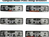 PLAKALIK ALTI FİRMA REKLAM BASKILI ÇITALI MODEL